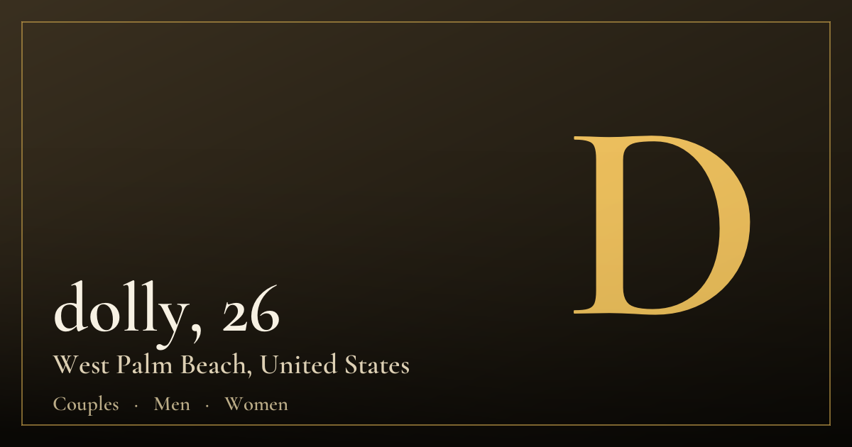 dolly, 26 — West Palm Beach