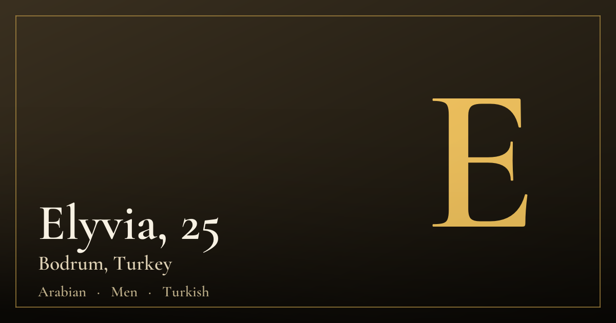 Elyvia, 25 — Bodrum