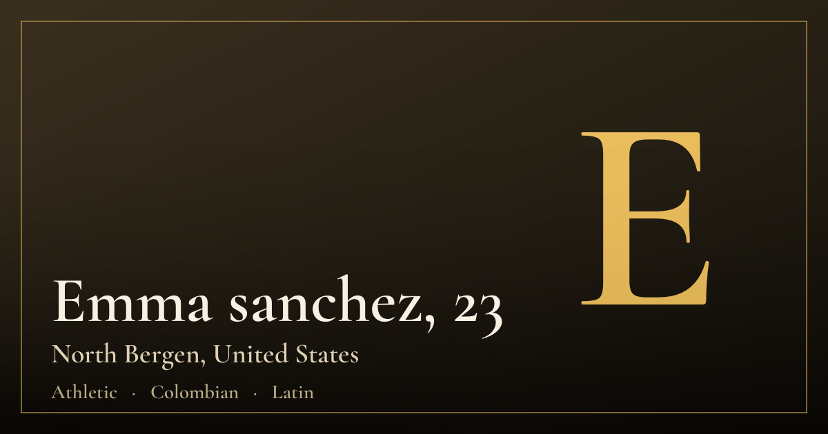 Emma sanchez, 23 — North Bergen