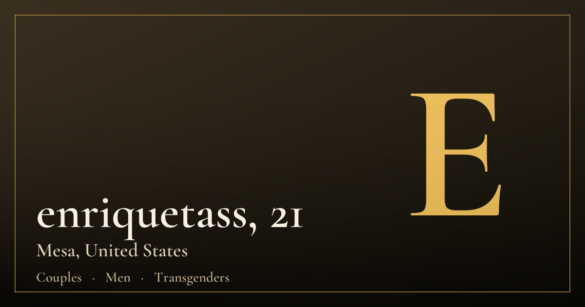 enriquetass, 21 — Mesa