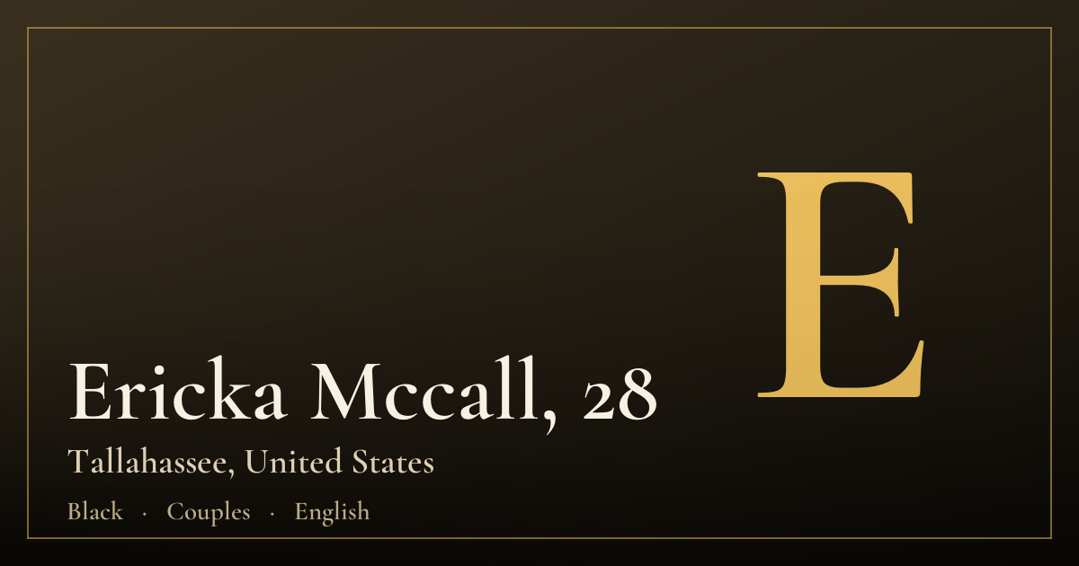Ericka Mccall, 28 — Tallahassee
