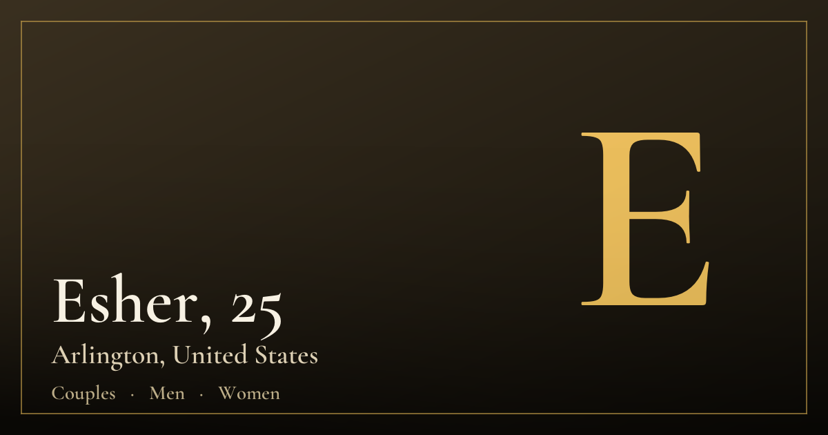 Esher, 25 — Arlington