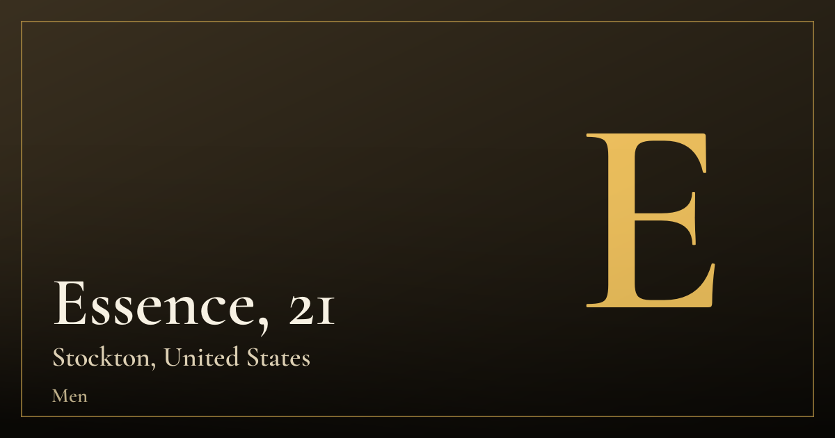 Essence, 21 — Stockton