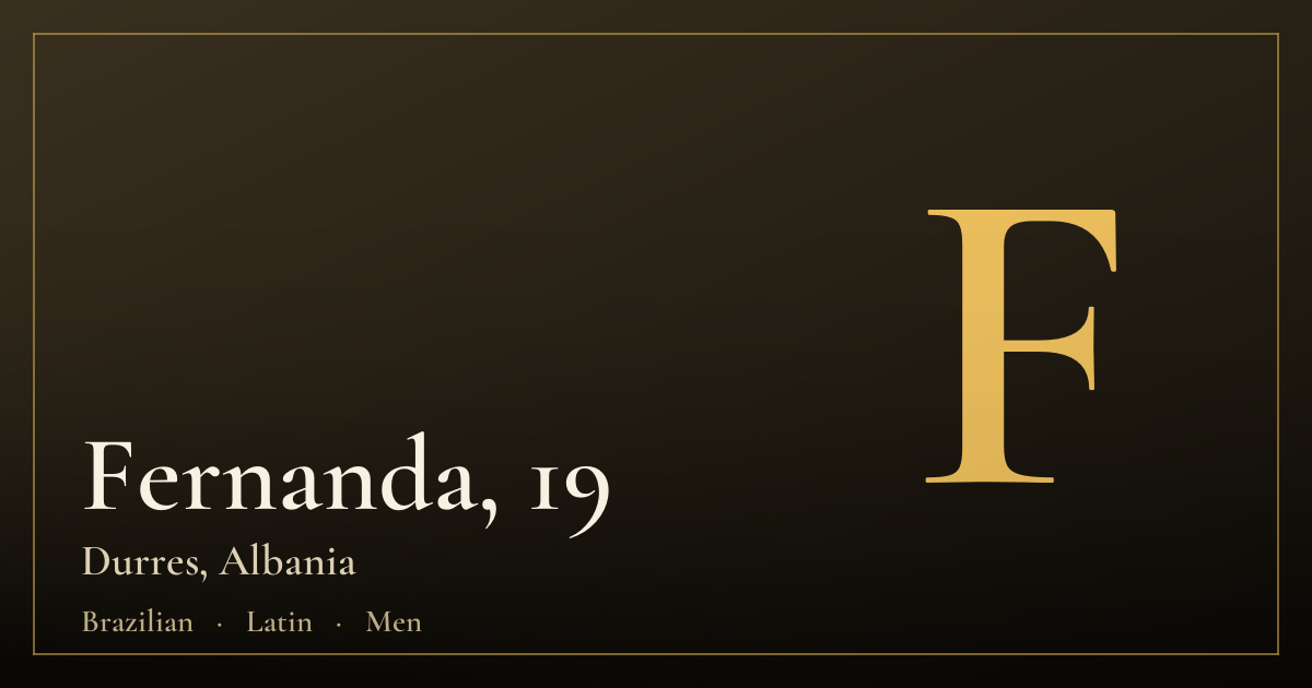 Fernanda, 19 — Durres