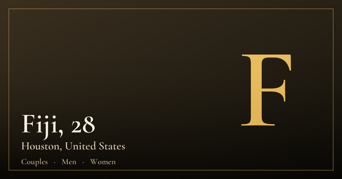 Fiji, 28 — Houston
