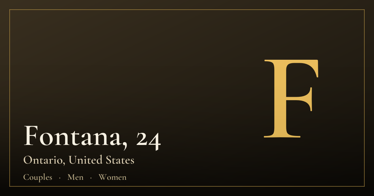 Fontana, 24 — Ontario