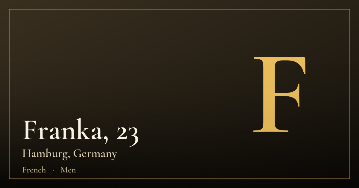 Franka, 23 — Hamburg
