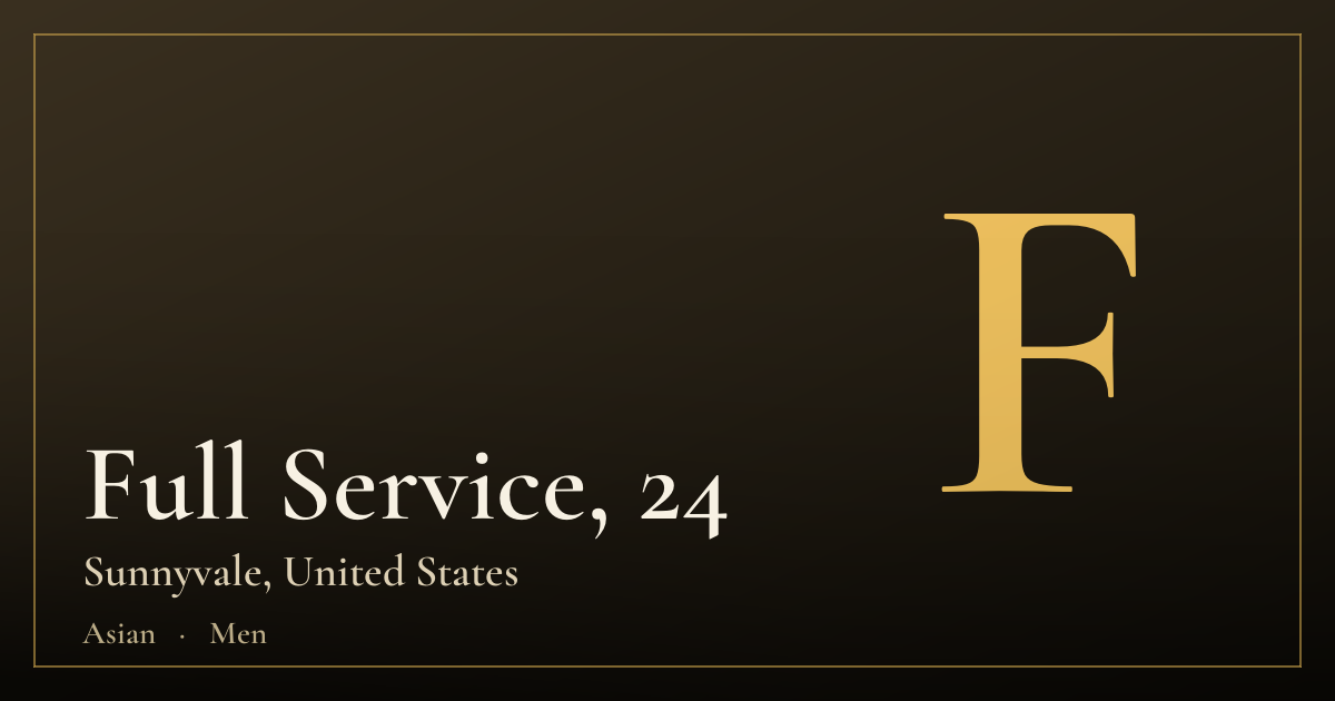 Full Service, 24 — Sunnyvale