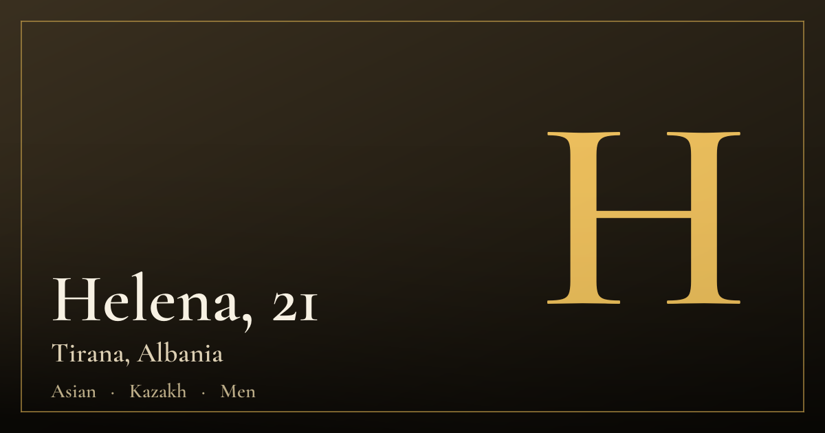 Helena, 21 — Tirana