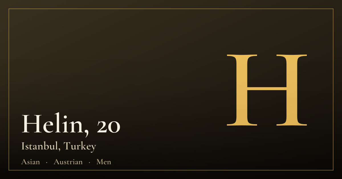 Helin, 20 — Istanbul