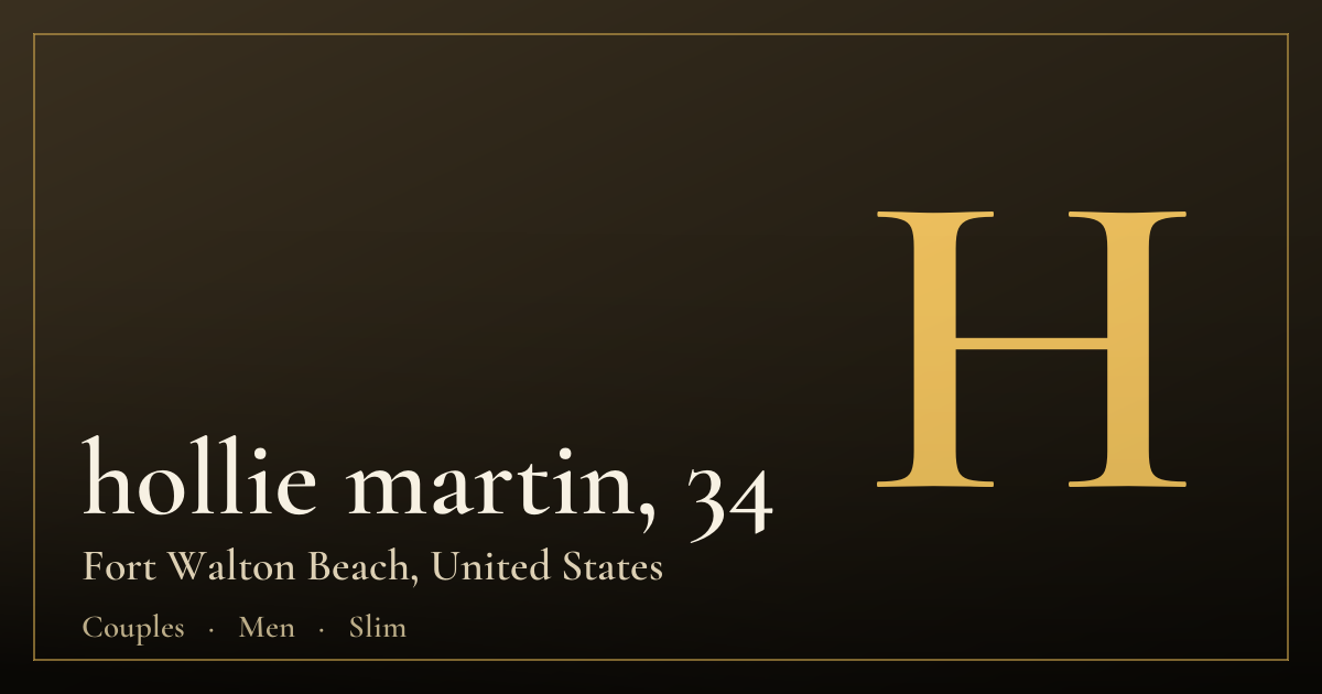 hollie martin, 34 — Fort Walton Beach