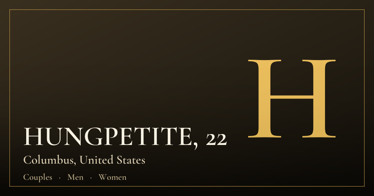 HUNGPETITE, 22 — Columbus