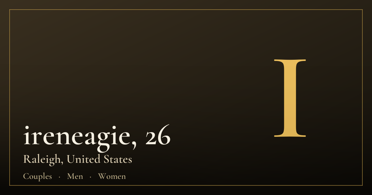ireneagie, 26 — Raleigh