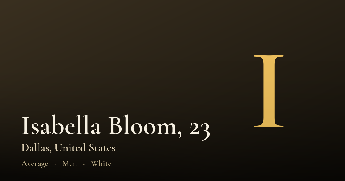 Isabella Bloom, 23 — Dallas