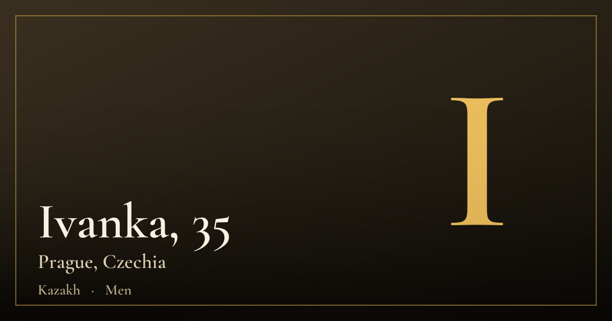 Ivanka, 35 — Prague