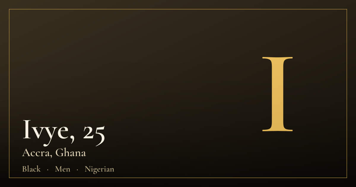 Ivye, 25 — Accra