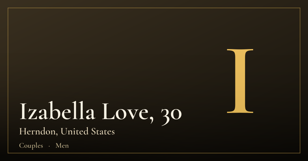 Izabella Love, 30 — Herndon