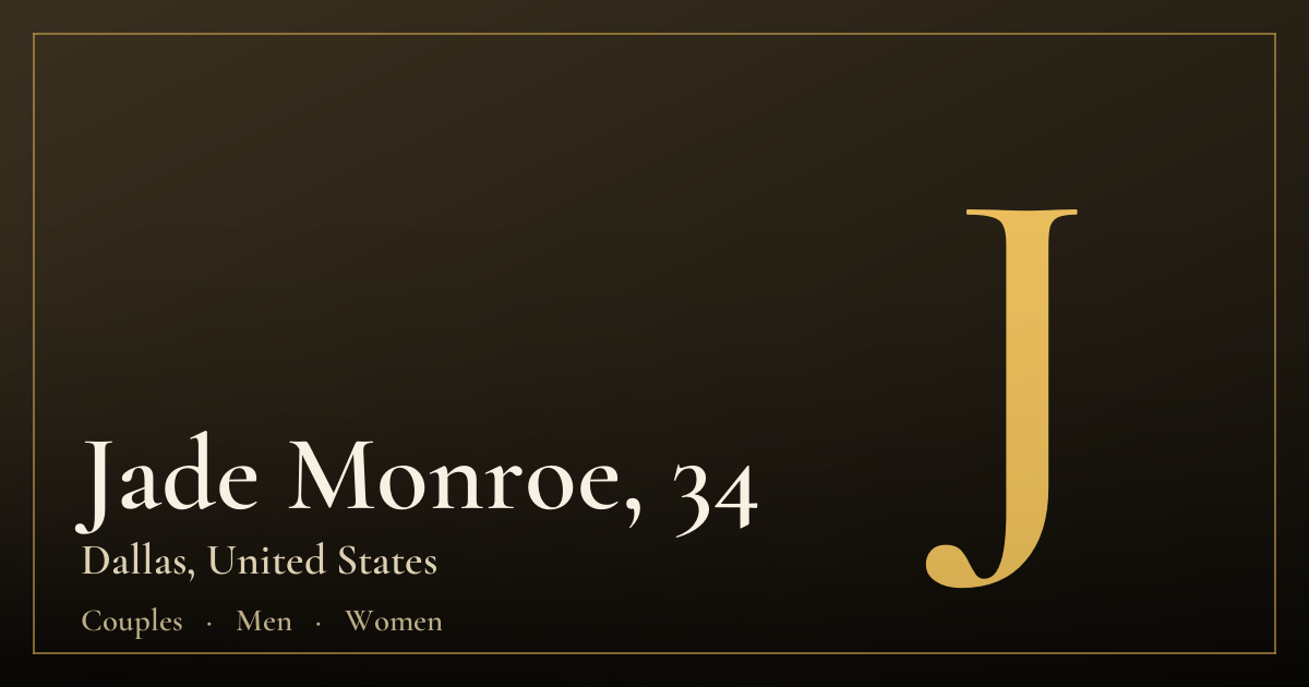Jade Monroe, 34 — Dallas