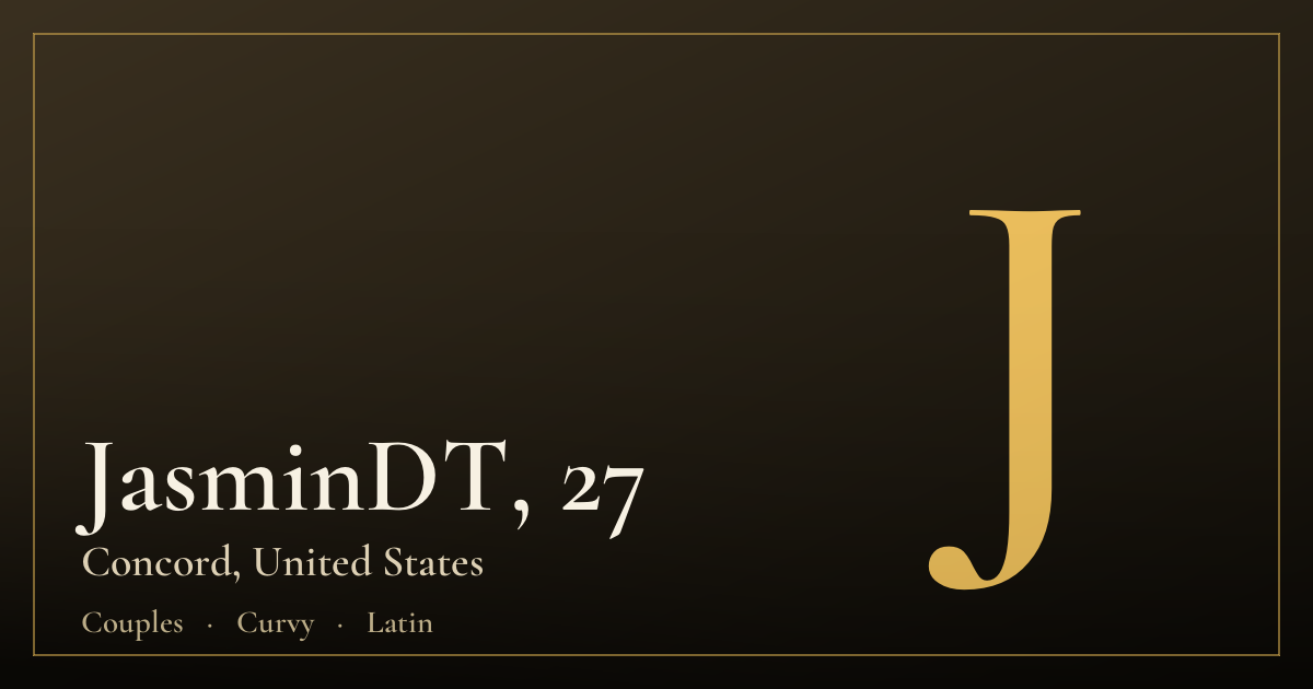 JasminDT, 27 — Concord