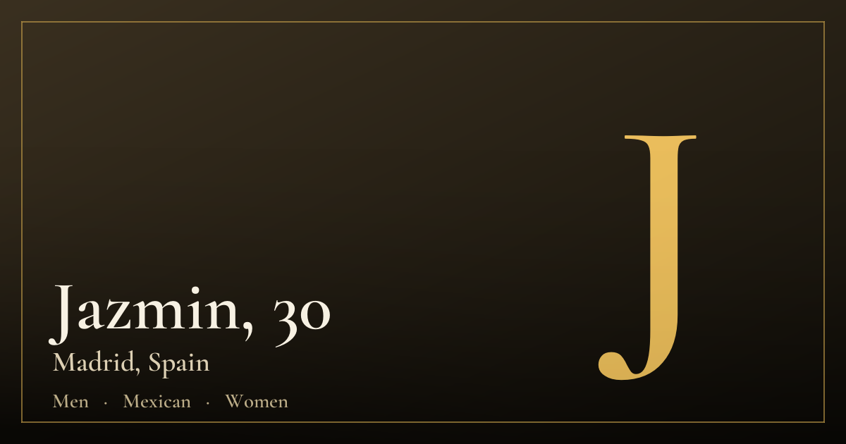 Jazmin, 30 — Мадрид
