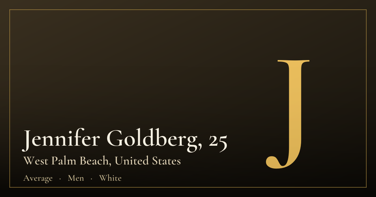 Jennifer Goldberg, 25 — West Palm Beach