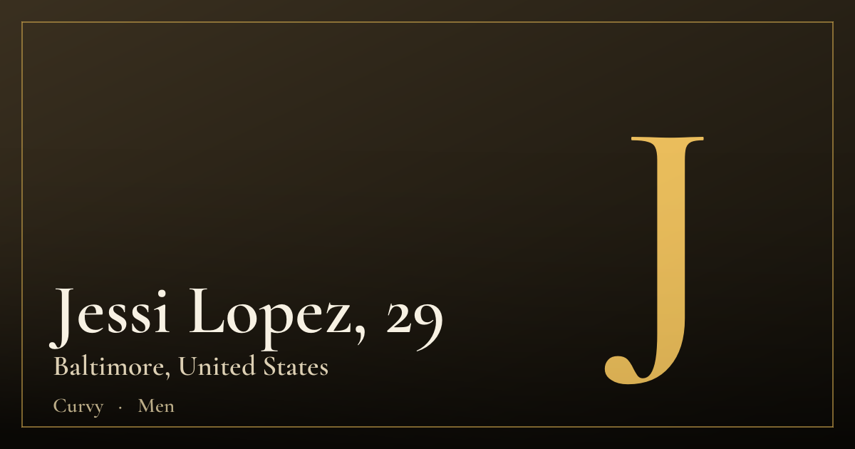 Jessi Lopez, 29 — Baltimore
