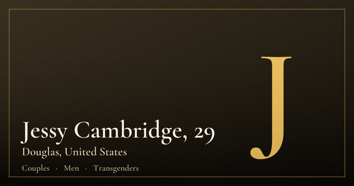 Jessy Cambridge, 29 — Douglas