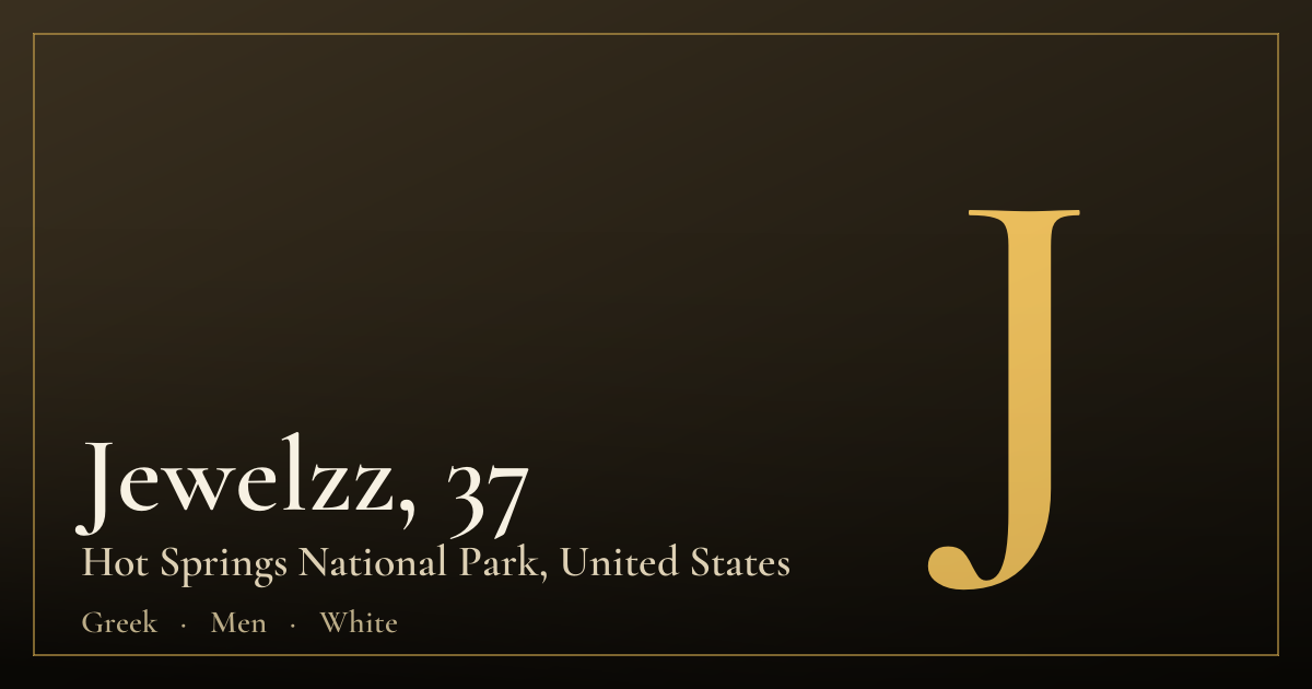 Jewelzz, 37 — Hot Springs National Park