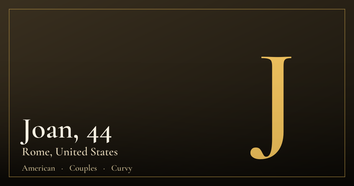 Joan, 44 — Rome