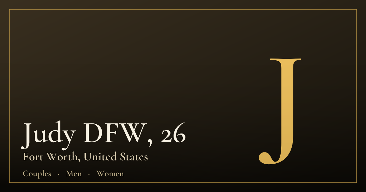 Judy DFW, 26 — Fort Worth