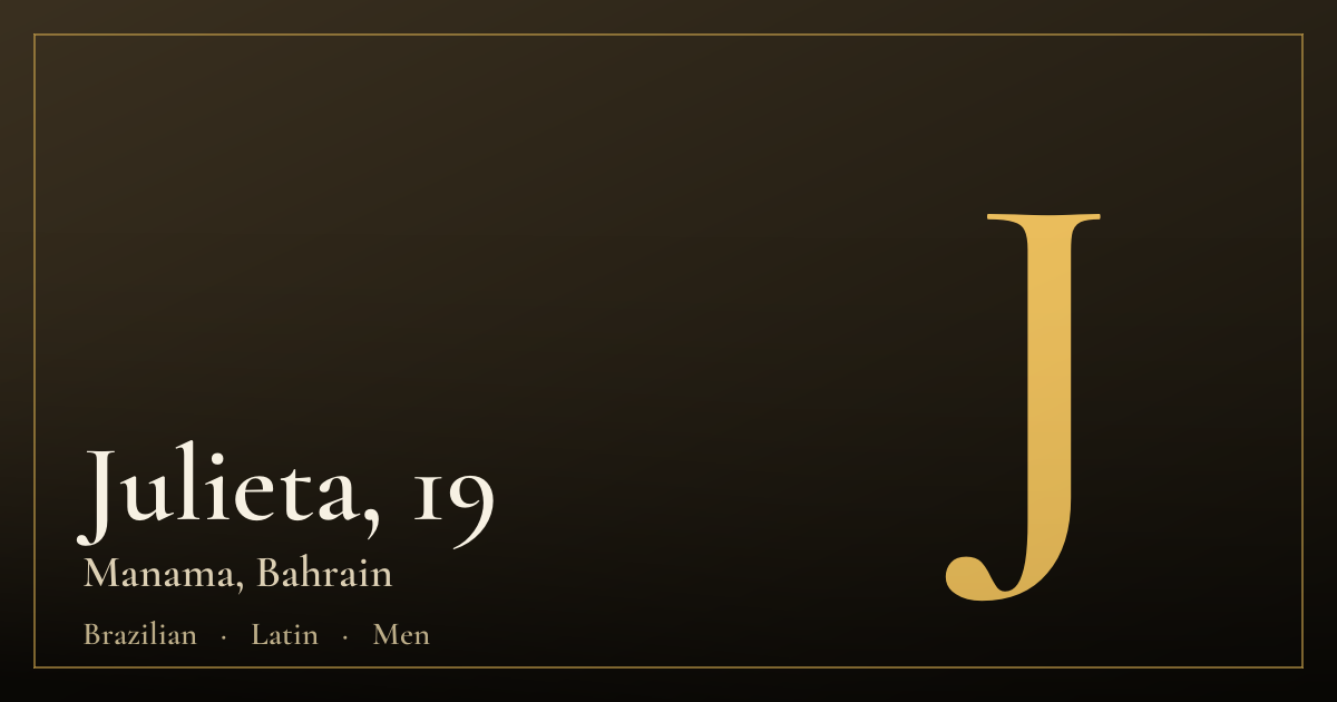 Julieta, 19 — Manama