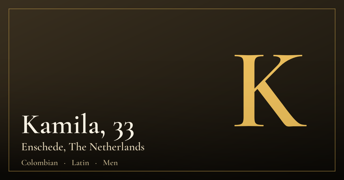 Kamila, 33 — Enschede