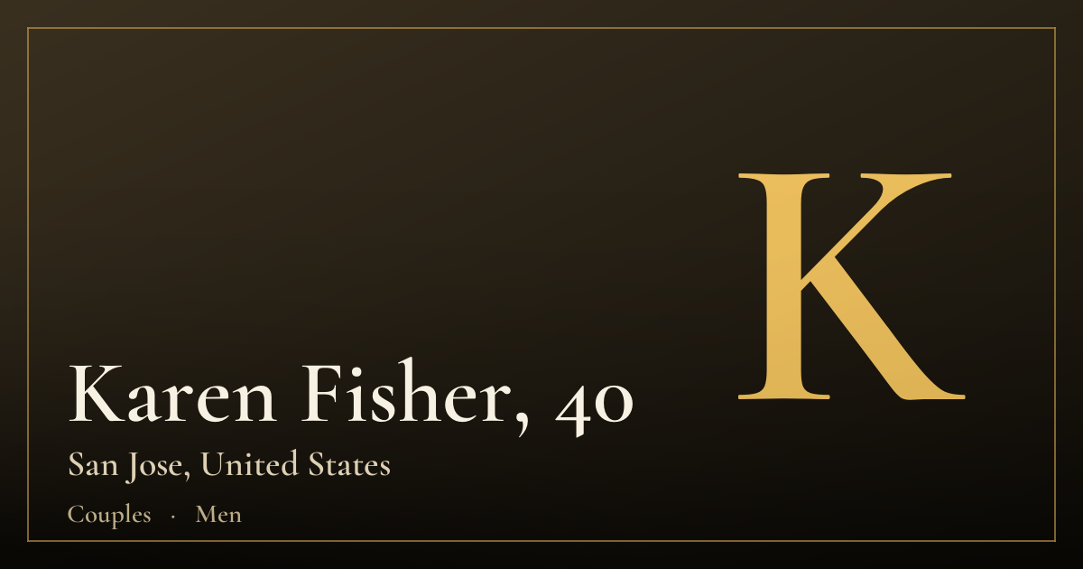 Karen Fisher, 40 — San Jose