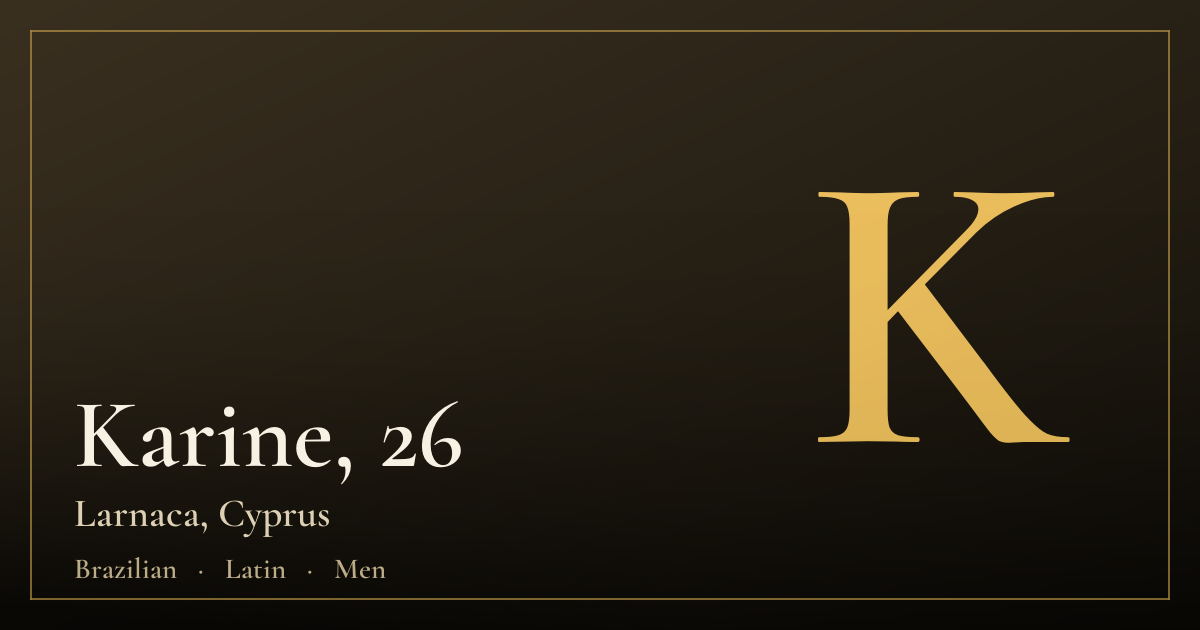 Karine, 26 — Larnaca