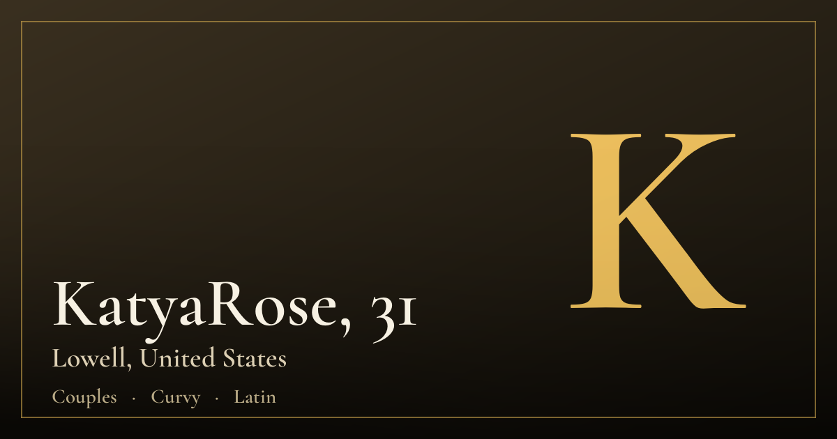 KatyaRose, 31 — Lowell