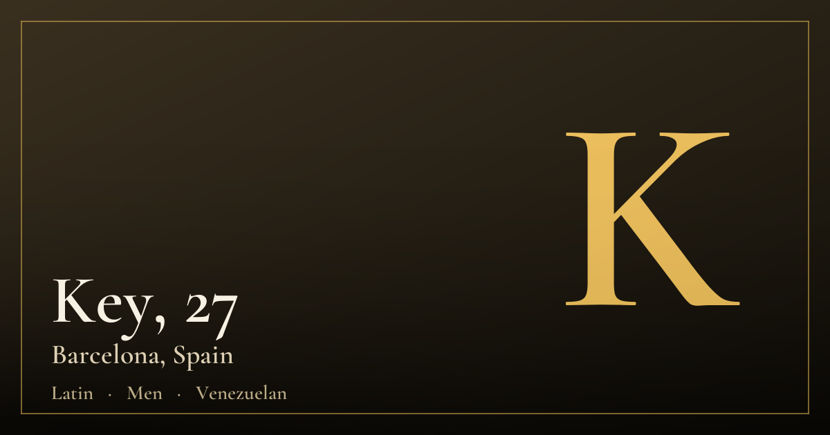 Key, 27 — Barcelone