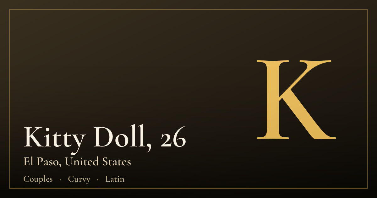 Kitty Doll, 26 — El Paso
