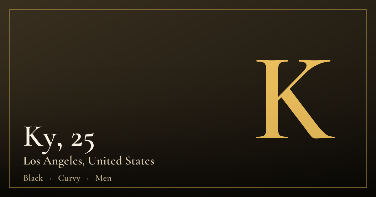 Ky, 25 — Los Angeles