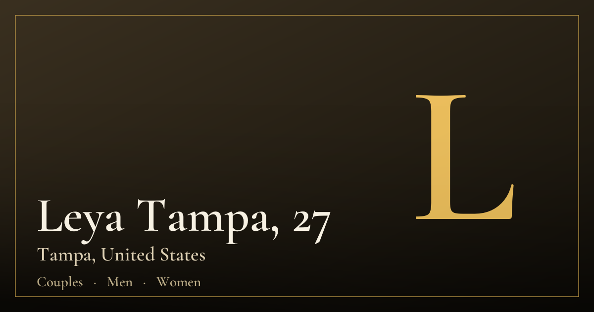 Leya Tampa, 27 — Tampa