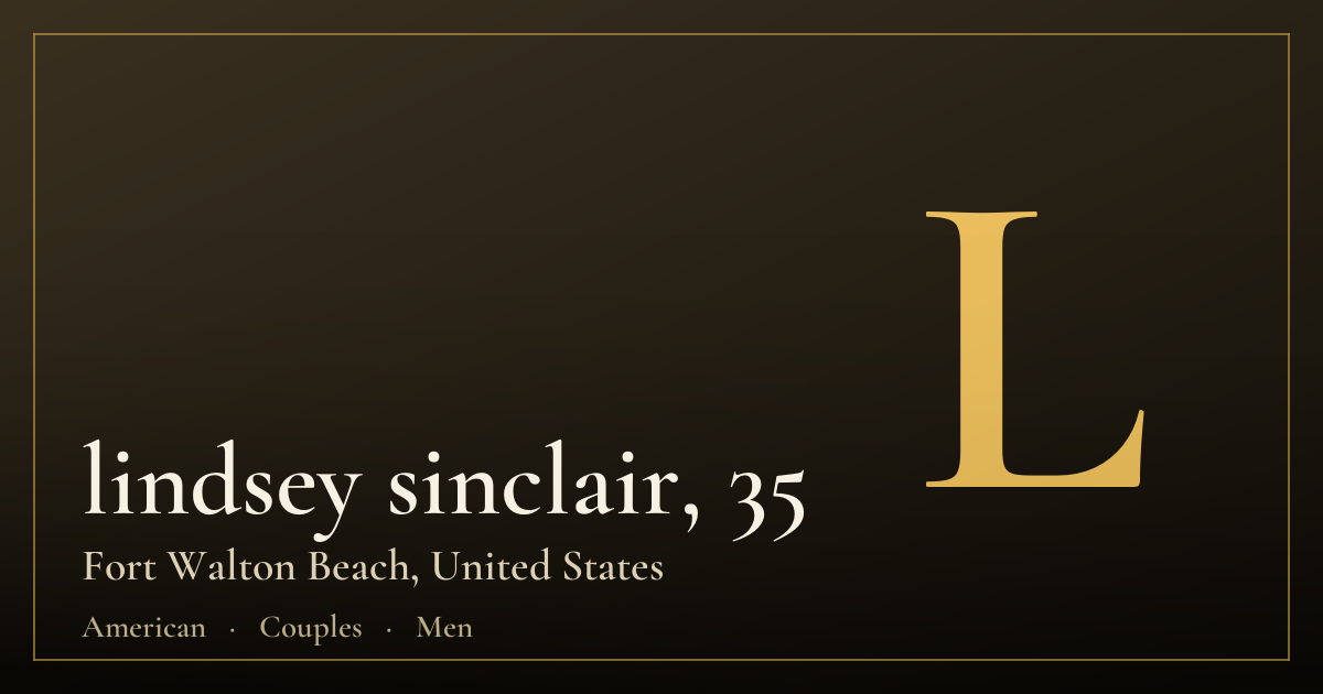 lindsey sinclair, 35 — Fort Walton Beach