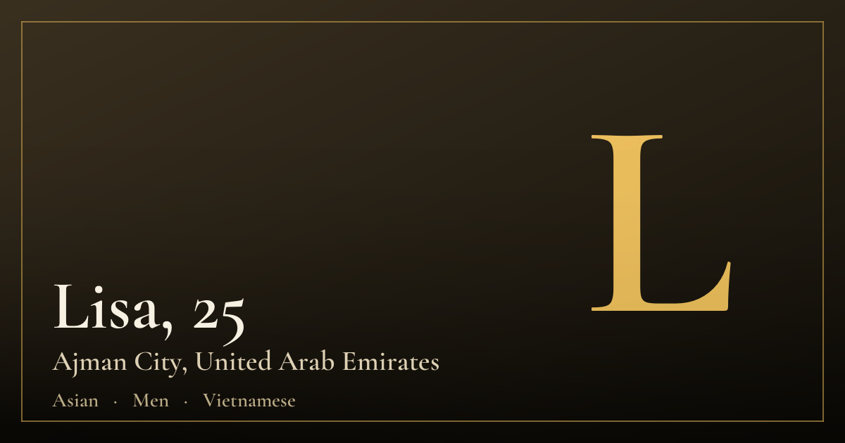 Lisa, 25 — Ajman City