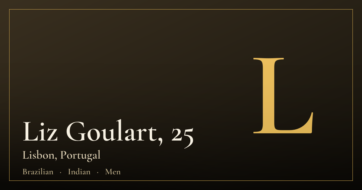 Liz Goulart, 25 — Lizbon