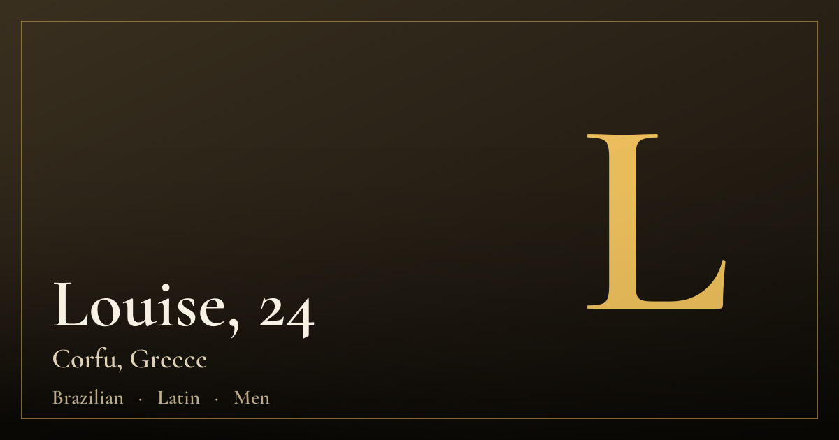 Louise, 24 — Corfu