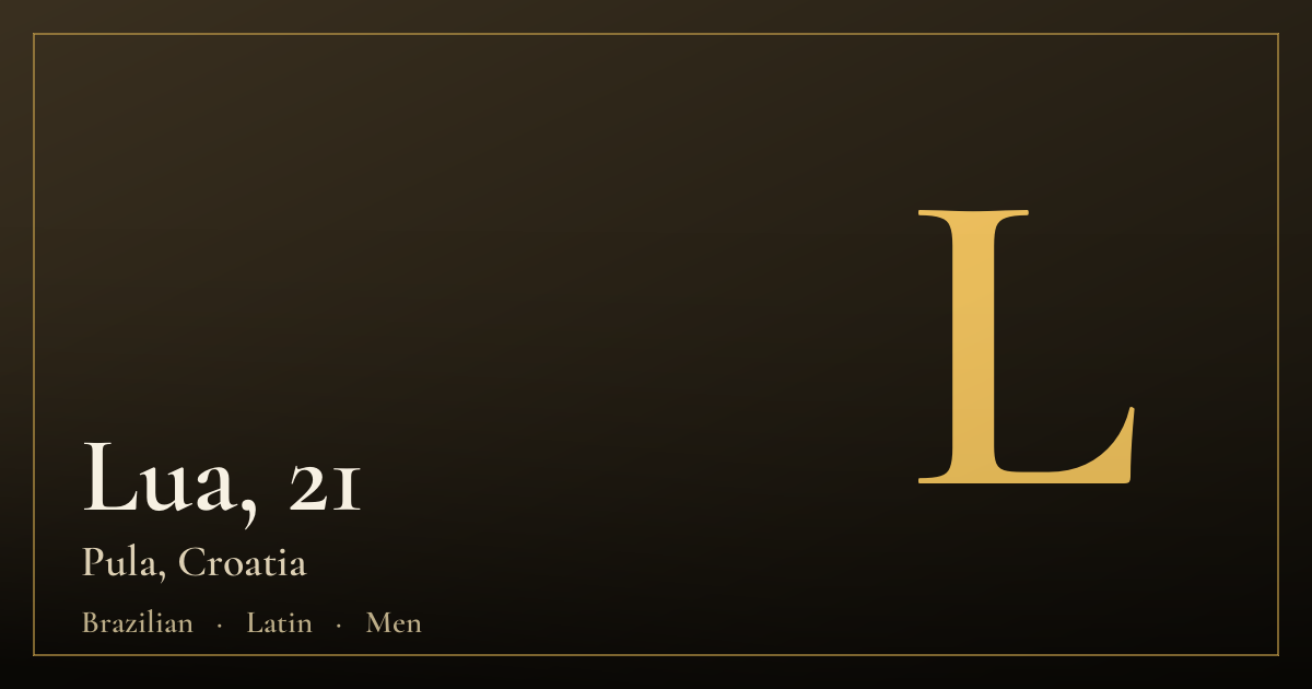 Lua, 21 — Pula