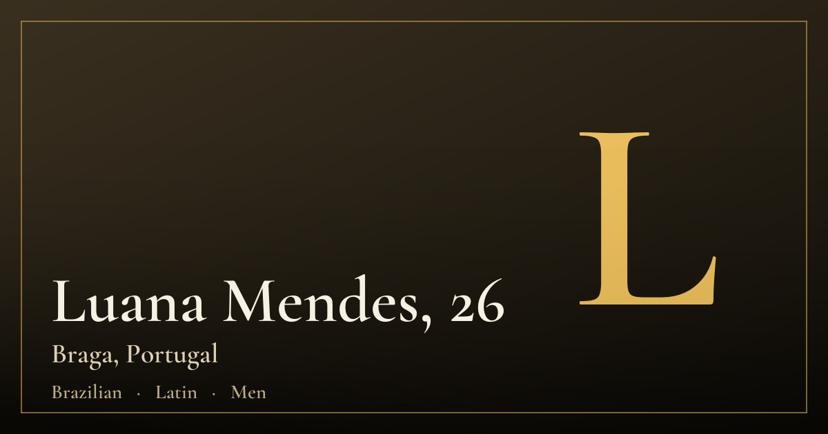 Luana Mendes, 26 — Braga
