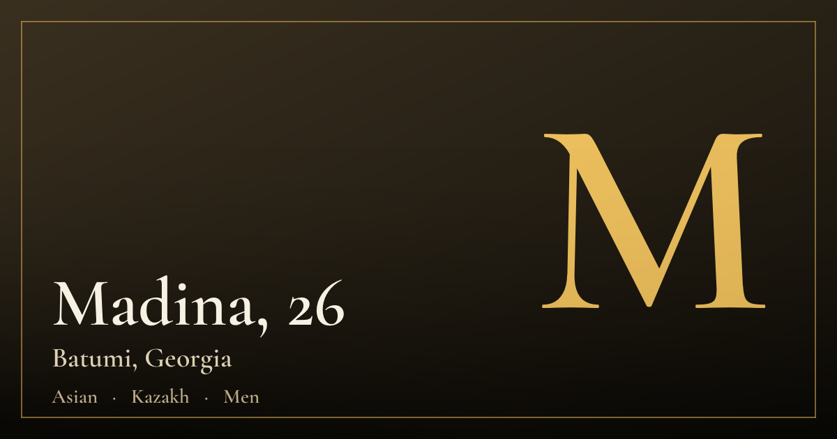 Madina, 26 — Batumi