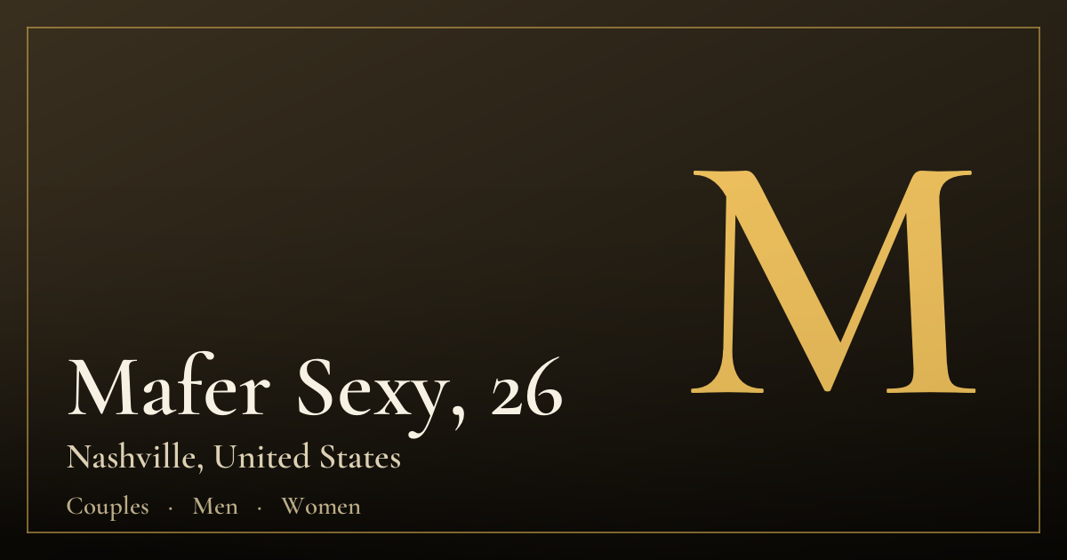 Mafer Sexy, 26 — Nashville