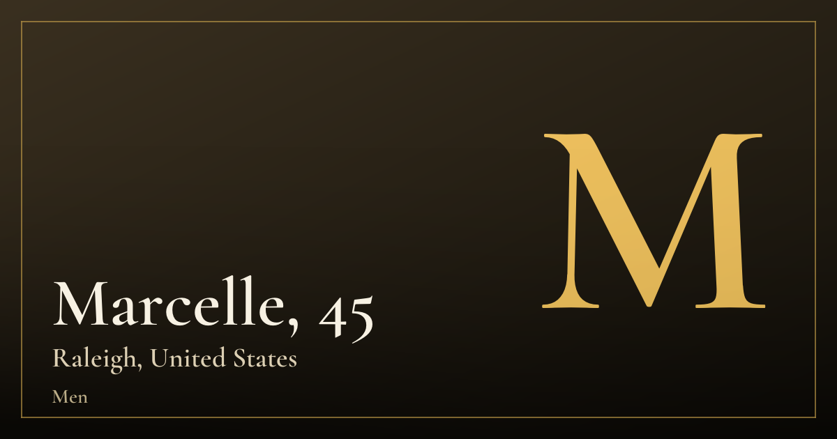 Marcelle, 45 — Raleigh
