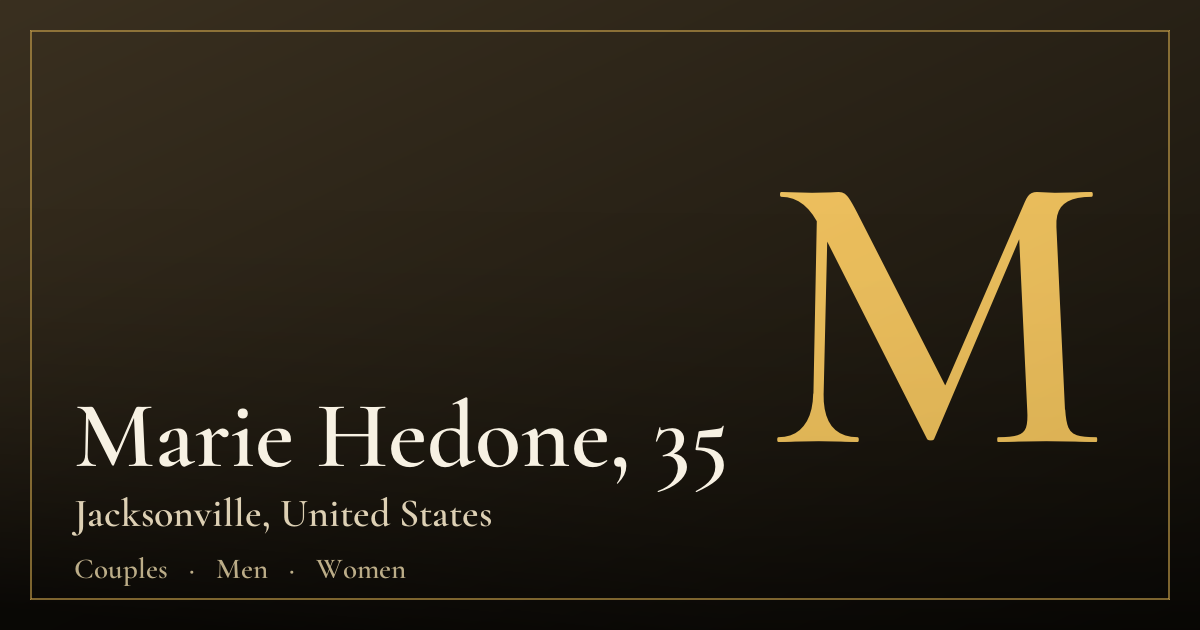 Marie Hedone, 35 — Jacksonville