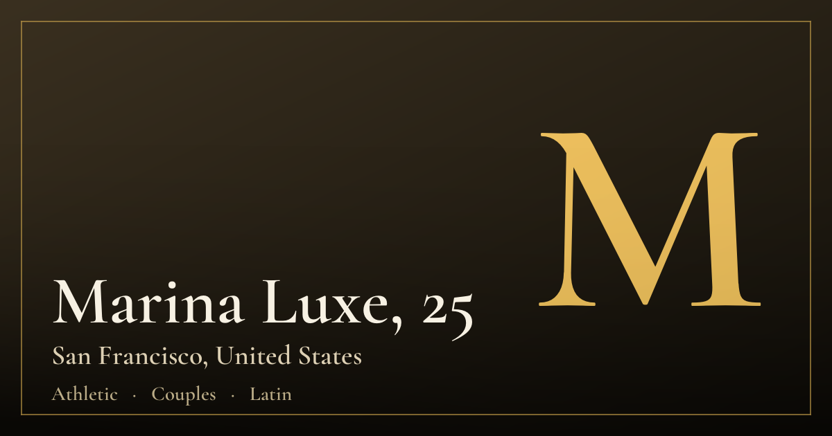 Marina Luxe, 25 — San Francisco